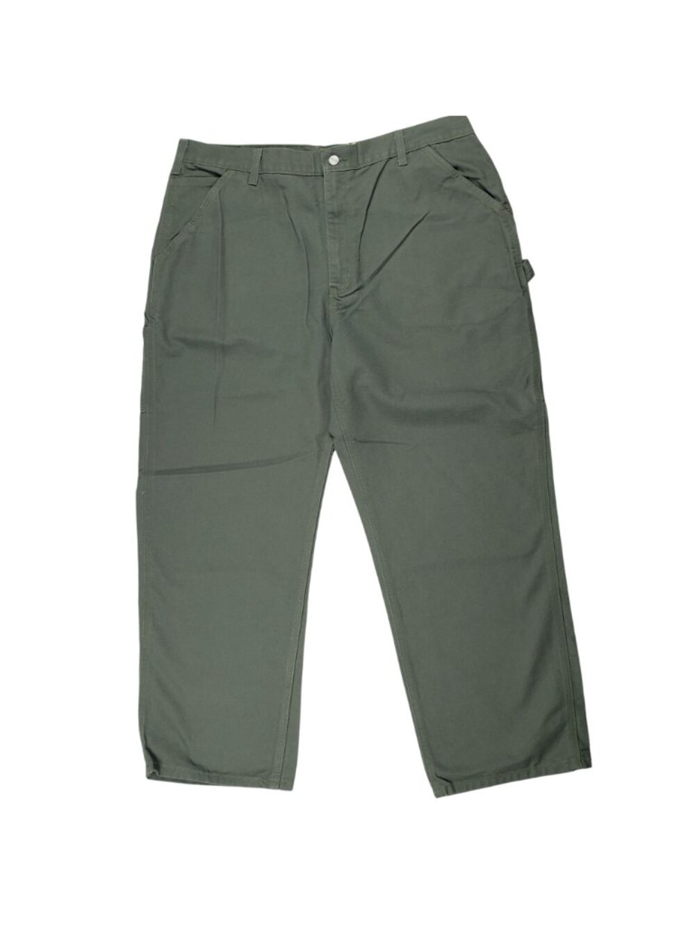 NWT Carhartt Men 40x30 Washed Duck Work Dungaree Carpenter Canvas Pants B11 MOS - Picture 4 of 11